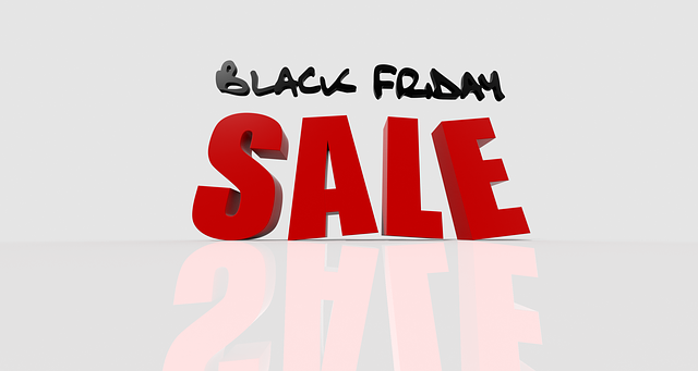 nápis black Friday sale